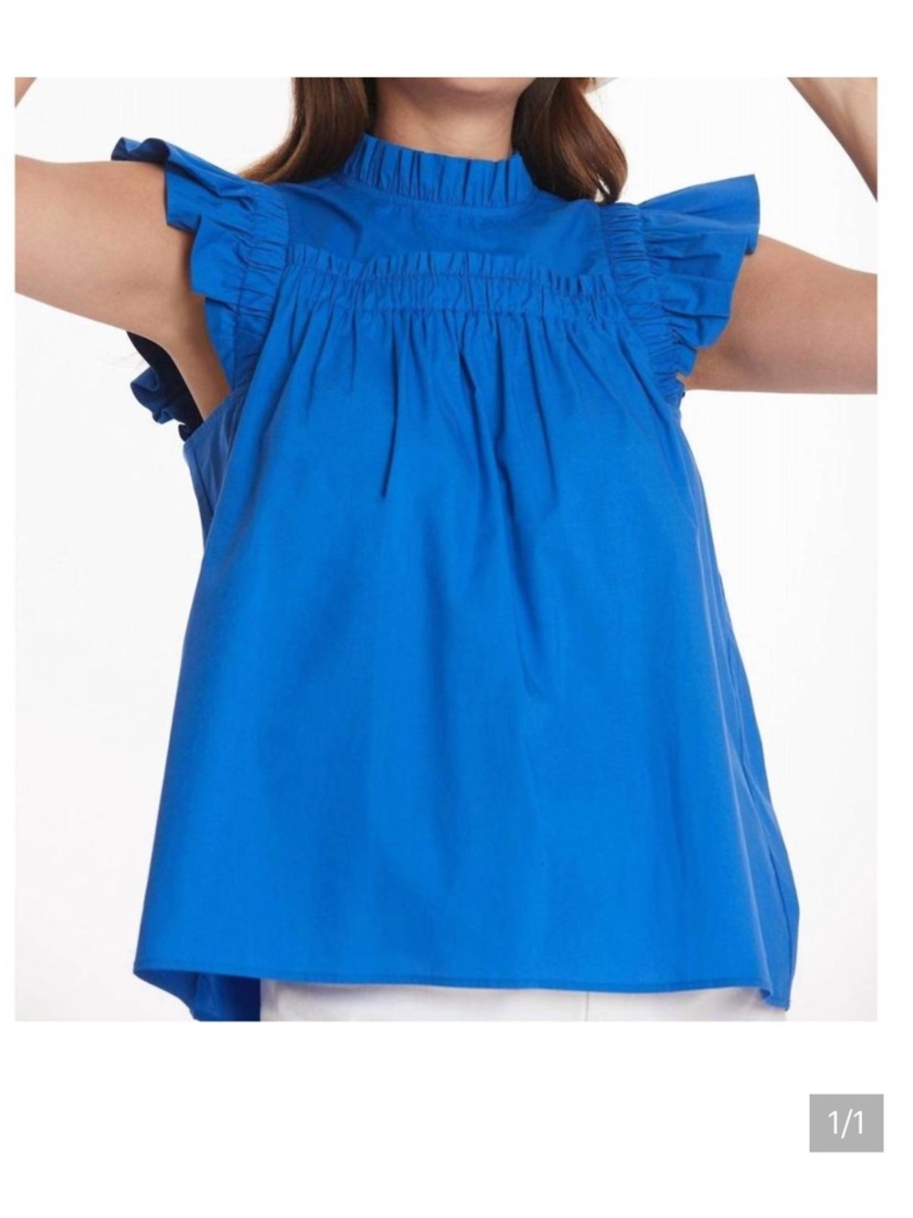 Tyler Boe Eloise Cotton Flutter top. Size XS